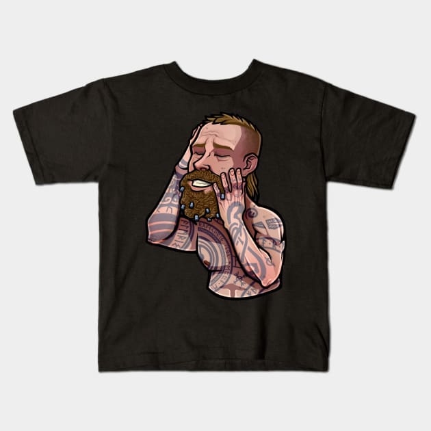 Balder Kids T-Shirt by Nightgrowler